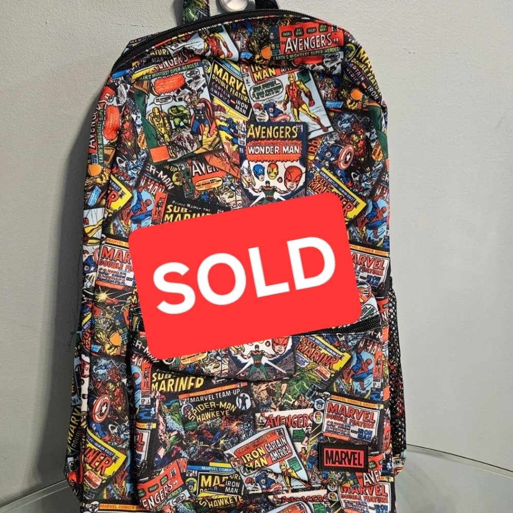 Marvel Comics Superhero Vintage Cover Backpack – Funko x Loungefly – NWT